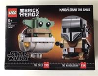 LEGO Star Wars Brickheadz - The Mandalorian & The Child Grogu (75317) BNISB