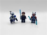 Lego Star Wars Anakin Skywalker Ahsoka Tano and Captain Rex The Clone Wars