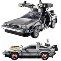 *NEW* MOC 10300 Back to the Future Time Machine Building Blocks ICONS 1872pcs