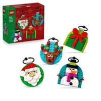 LEGO Christmas Ornament Selection - Building Toy with 4 Hanging Decorations i...
