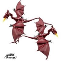 Smaug Dragon Building Blocks Model Custom Lego Lord Of The Rings Hobbit Toy