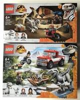 LEGO Jurassic World: Velociraptor Capture (76946) & Atrociraptor Chase (76945)