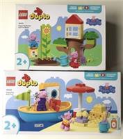Lego Duplo Peppa Pig Boat Trip (10432) & Peppa Pig Garden & Tree House (10431)