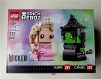 LEGO Wicked Brickheadz: Elphaba & Glinda Figures (40794) BNISB