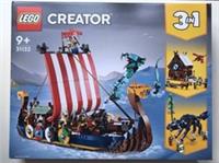Lego Creator 3 In 1: The Viking Ship & Midgard Serpent (31132) BNISB