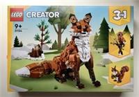 Lego Creator 3 In 1: Forest Animals - Red Fox, Owl, Red Squirrel (31154) BNISB