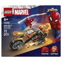 LEGO Super Heroes 76335 Spider-Man vs. Ghost Rider Motorcycle Age 6+ 72pcs