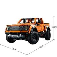 1379Pcs Technical Ford Raptor F150 Pickup Truck Sports Car Building Blocks Kid