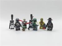 Lego Star Wars Bounty Hunter Boba Fett Mandalorian Cad Bane Bossk IG-11 Grogu