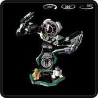 Display stand for Lego 75360-75168 Yoda's Fighter-green-grey-white (A2100-A3100)