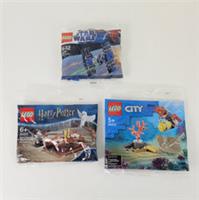 LEGO City 30370, Harry Potter 30420 & Star Wars 8028 Polybag - NEW