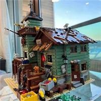 Ideas Old Fishing Store 2645PCS Building Blocks MOC Assembly Bricks with Figures