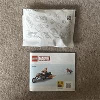 Lego Marvel Spider Man Vs Ghost Rider Motorcycle Build Only 76335