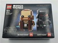 LEGO BRICKHEADZ: Obi-Wan Kenobi and Darth Vader (40547) - New / Sealed Set