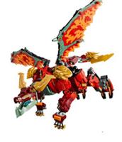 Lego Ninjago Wyldfyre's Transforming Dragon Mech 71868 BUILD ONLY
