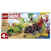 LEGO Spidey Spin and Electro Dinosaur Vehicle Chase - BOX DAMAGED