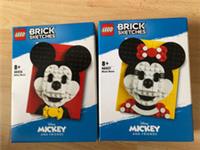 LEGO BRICK SKETCHES, DISNEY MICKEY & FRIENDS, 40456 MICKEY & 40457 MINNIE MOUSE