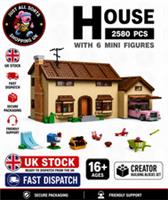 71006 The Simpsons House With 6 Figures Building Blocks 2523pcs UK STOCK