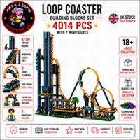 10303 Loop Coaster Building Blocks & Figures 3756pcs UK STOCK