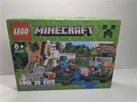 LEGO Minecraft 21123 The Iron Golem Alex Zombie Baby Pig 208pc Retired Set