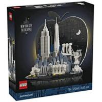 LEGO Architecture New York City The Big Apple Set 21066 Skyline Display 1465pc