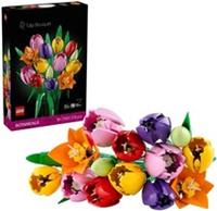 LEGO Botanicals Tulip Bouquet - Artificial Flowers Building Set for Adults