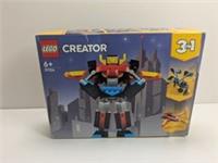 LEGO Creator 3in1 Super Robot 31124 Retired Set Dragon Jet Plane