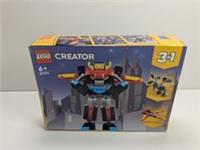 LEGO Creator 3in1 Super Robot 31124 Mecha Dragon Jet Plane Retired Set - New
