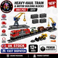60098 CITY Heavy-Haul Train & Motor Building Blocks 984pcs UK STOCK