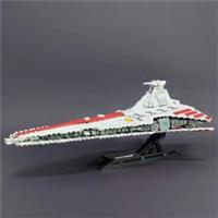 Moc Venator Attack Cruiser Fighter Destroyer Building Blocks Space Ship Toy