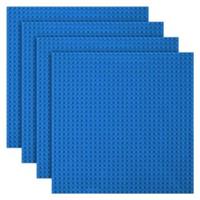 4x Blue Baseplate 32x32 Stud Building Blocks Base Plates Compatible with LEGO