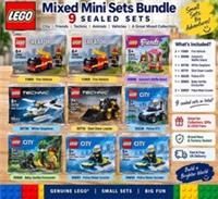 LEGO 9 Sealed Mini Sets Bundle City Friends Technic Animals Mixed Collection