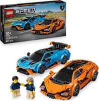 LEGO Speed Champions Lamborghini Revuelto & Huracn STO 607 Piece Race Car