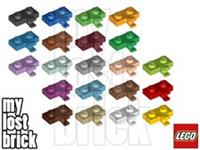 LEGO - Part 11476 - Plates 1x2 with Clip + NEW + SELECT COLOUR / QUANTITY