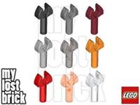 LEGO - Part 48729 - Bars 1L with Clip (Claw) + NEW + SELECT COLOUR / QUANTITY
