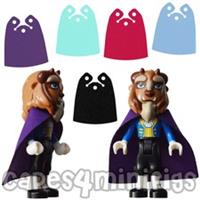 3 CUSTOM Beast Capes for your Lego friends minifigs. 26584 style - CAPE ONLY