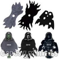 3 Custom Capes for your Lego Harry Potter Dementor Minifigures - CAPE ONLY