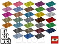 LEGO - Part 3036 - Plates 6x8 + NEW + SELECT COLOUR / QUANTITY +