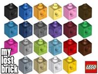 LEGO - Part 6541 - Technic Bricks 1x1 with Hole (SINGLE) +NEW +SELECT COLOUR/QTY