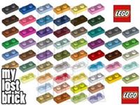 LEGO - Part 3023 - Plates 1x2 + NEW + SELECT COLOUR / QUANTITY