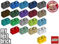 LEGO - Part 32064 - Technic Bricks 1x2 Axle Hole + NEW +SELECT COLOUR / QUANTITY