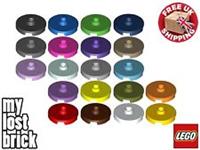LEGO - Part 18674 - Round Tiles 2x2 with Open Stud + NEW +SELECT COLOUR/QUANTITY