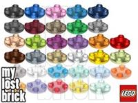 LEGO - Part 2654 - Plates Round 2x2 with Rounded Bottom + NEW +SELECT COLOUR/QTY