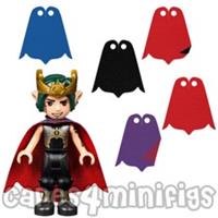 3 CUSTOM Capes for your Lego friends Goblin King.  Cape 28965pb01 replacement