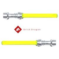 Lego Star Wars 2 x Genuine LEGO Minifigure Yellow/lime green Lightsabers