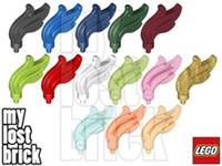 LEGO - Part 64647 - Plume Feather / Flame + NEW + SELECT COLOUR / QUANTITY