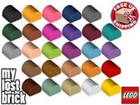 LEGO - Part 49307 - Curved Slopes 1x1x(2/3) + NEW + SELECT COLOUR / QUANTITY