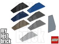 LEGO - Part 30356 - Wedge Plate / Wing Right 6x12 +NEW +SELECT COLOUR / QUANTITY