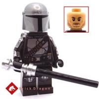 LEGO Star Wars The Mandalorian with jetpack & Darksaber from 75410
