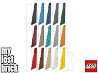 LEGO - Part 47397 - Left Wedge Plates / Wings 12x3 + NEW + SELECT COLOUR / QTY